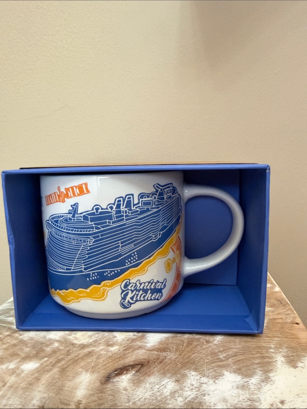 Carnival Vessels Series Carnival Celebration Javablue Coffee Mug NWT
